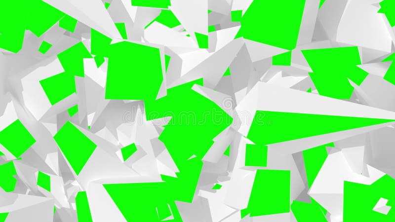 4K Abstrakter Digital-Hintergrund Grünen Bildschirm lizenzfreie abbildung