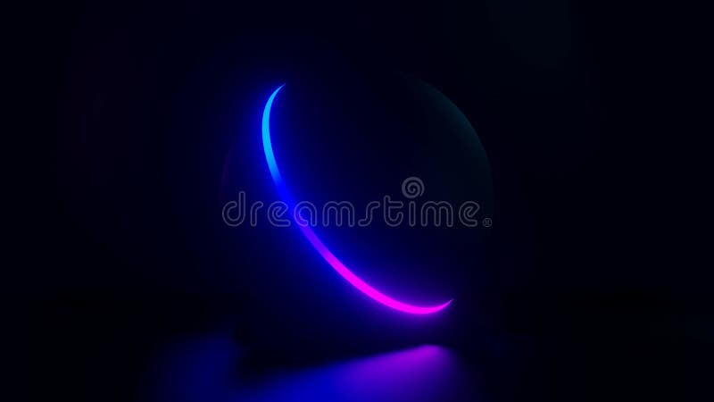 4k animacja pętli świecących neonowych kolorów pokaz laserowy ilustracja wektor