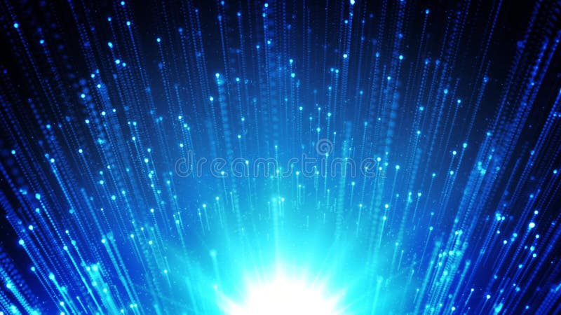 Abstract Slow Motion Beautiful Fireworks royalty free illustration
