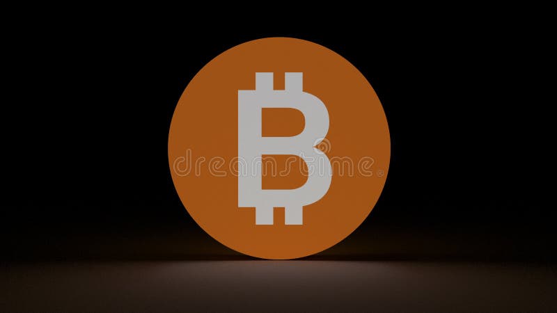 4k Bitcoin waluty Crypto logo 3D wiruje btc monety finanse biznesu animację