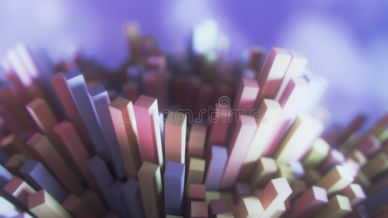4K Futuristic Molecular Structure. vector illustration