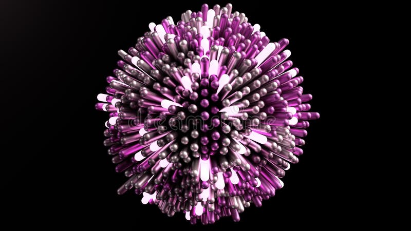 4K futuristic molecular structure. vector illustration