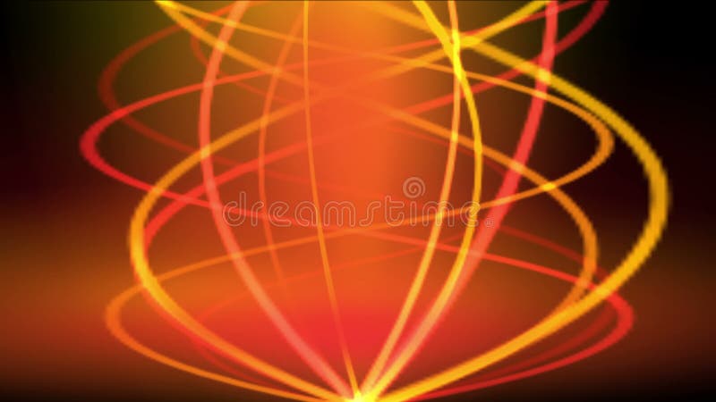 4k Gold spiral fire line smoke, energy signals, warm glow rhythm vibration wave.