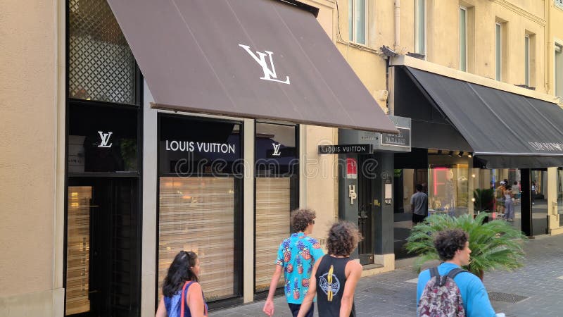 8K Louis Vuitton Monaco stock video. Video of retail - 226082875