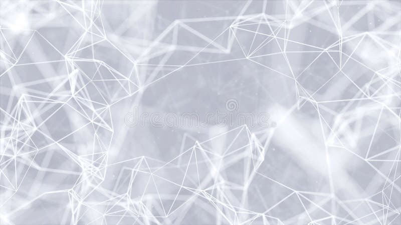 4K Plexus abstract network Loop background stock illustration