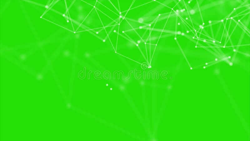 4K Plexus abstract network Loop background stock illustration