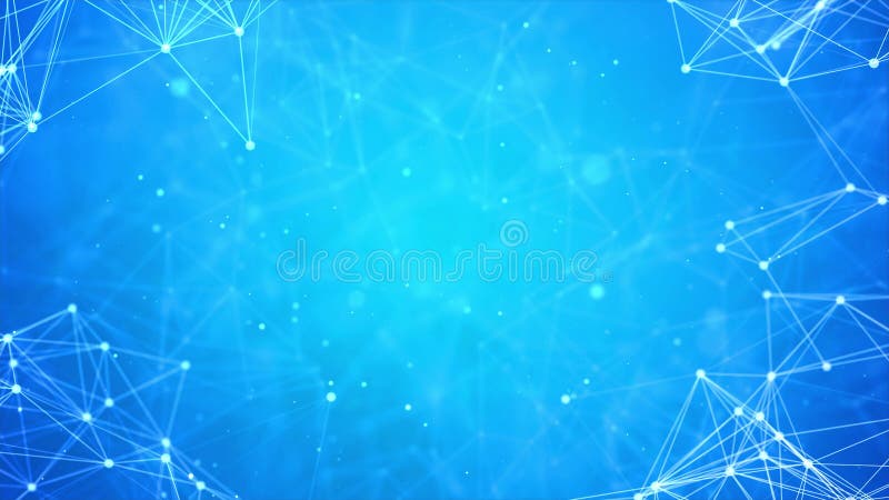 4K Plexus abstract network Loop background royalty free illustration