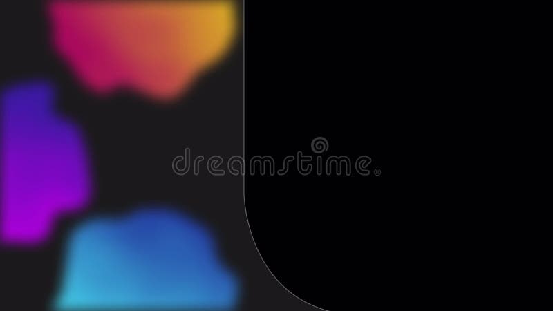 4k 20seconde titre du texte espace de morphisme du verre dépoli. courbe du bas et forme droite à haut. canal alpha illustration de vecteur