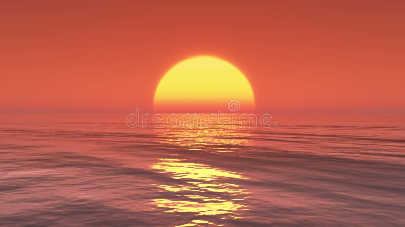 4k subida grande sobre el océano, lapso de Sun de tiempo de la salida del sol