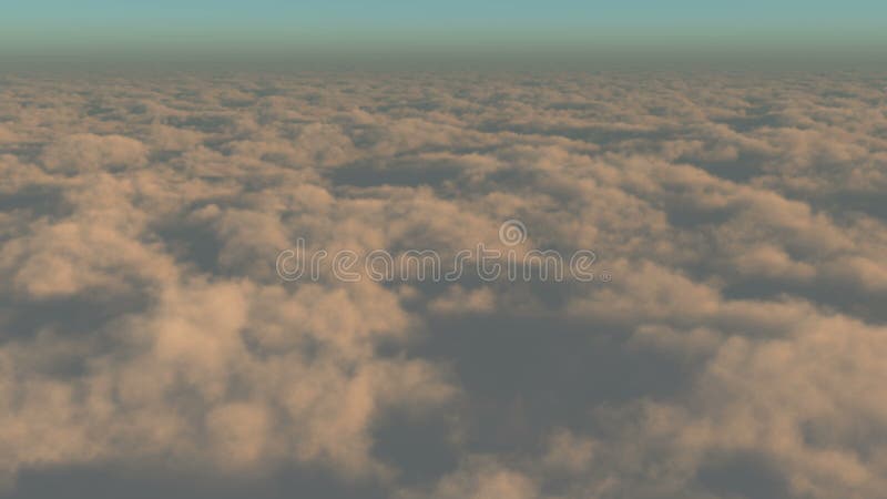 4k timelapse, lucht van witte wolkenmassa die in hemel van hoge hoogte vliegen