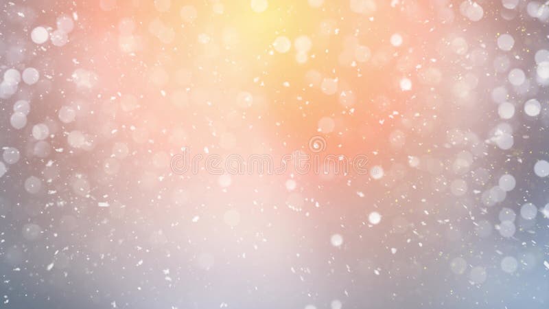Christmas Winter Snow and Snowflakes Background with Seamless Loop, Suitable for Christmas, New Year, Winter Promos vector illustration