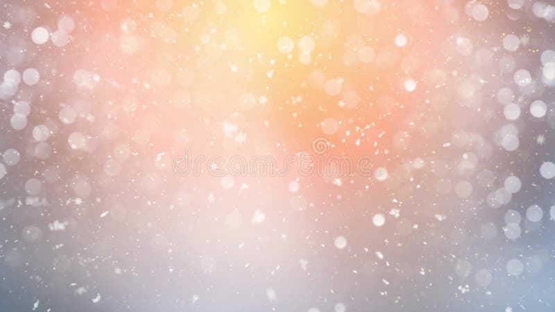 Christmas Winter Snow and Snowflakes Background with Seamless Loop, Suitable for Christmas, New Year, Winter Promos vector illustration
