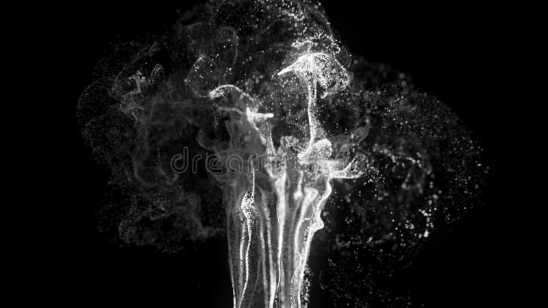 4K Unique particle burst background. vector illustration