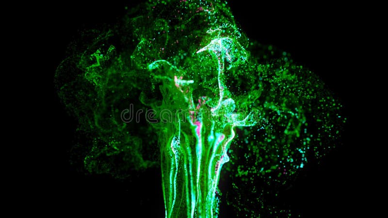 4K Unique particle burst background. stock illustration