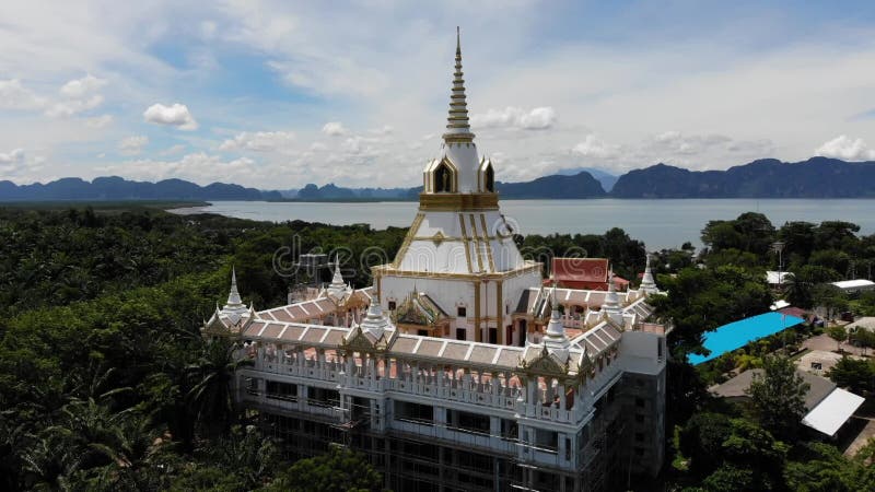 4k αεροστεγές υλικό από το wat mahathi sak τεμπλ στο ao nang krabi φιλμ μικρού μήκους