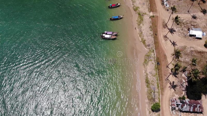 4k αεροφωτογραφίες από την παραλία tonsai ao nang krabi φιλμ μικρού μήκους