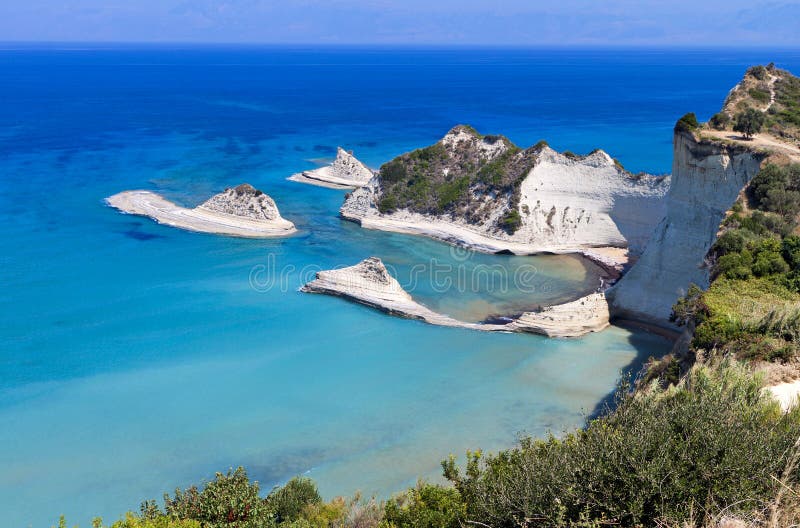 Kaap Drastis bij het eiland van Korfu, Griekenland