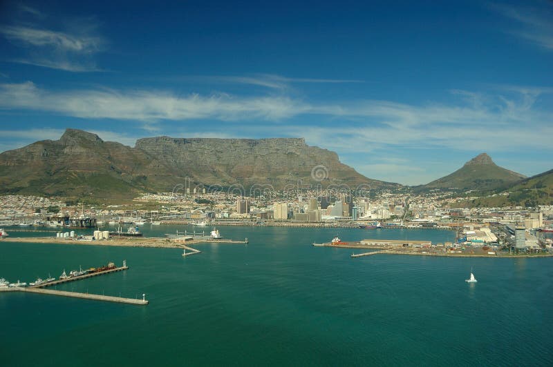 Het Hoofd Van De Leeuw (Kaapstad, Zuid-Afrika) Stock Foto - Image Of ...