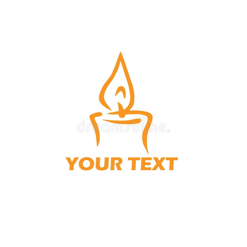 Kaars Logo Template Gestileerd Vectorillustratieontwerp vector illustratie Kaars Logo Template Gestileerd Vectorillustratieontwerp vector illustratie