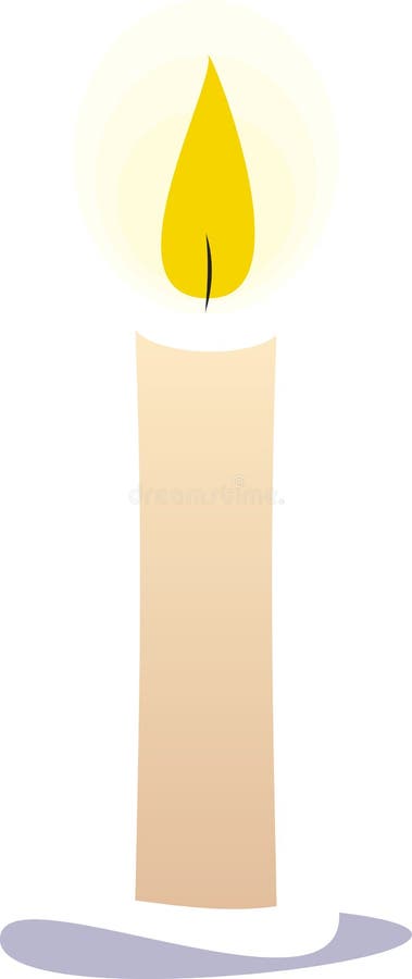 Kaars (Vector) royalty-vrije illustratie