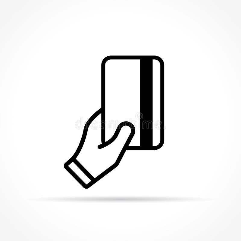 Kaart in hand icoon op witte achtergrond vector illustratie