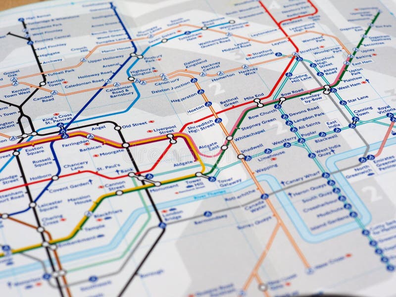 Kaartdetail Met Selectieve Nadruk Redactionele Afbeelding Image of