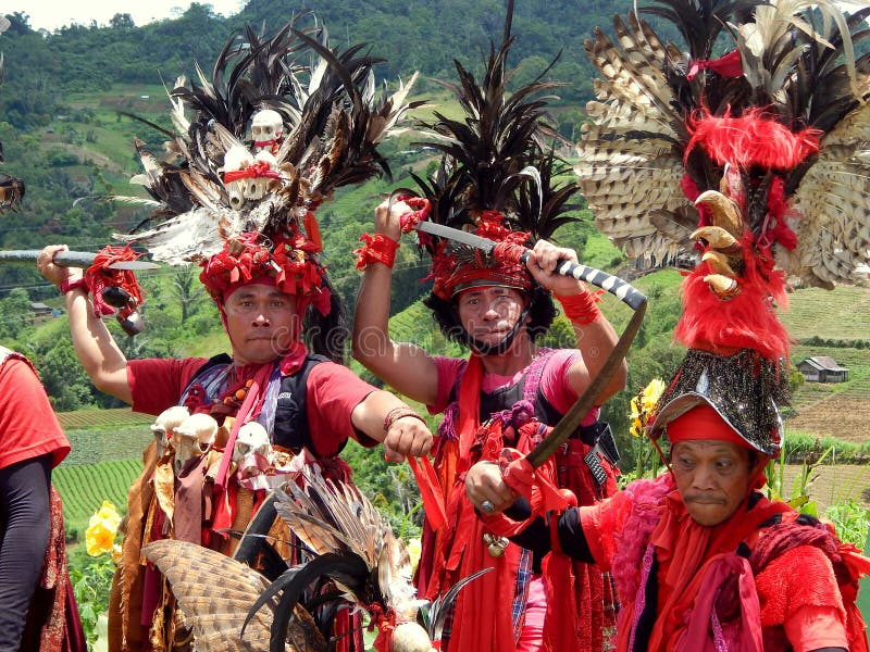 Kabasaran A Traditional Warrior Of Minahasa Editorial Image Image Of