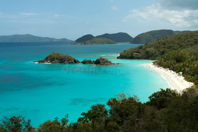 Trunk Bay lizenzfreies stockfoto