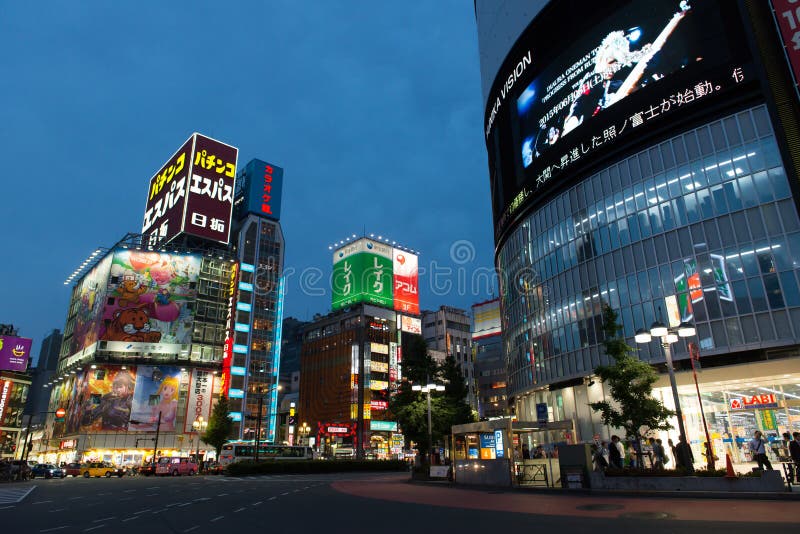 Kabukicho em Shinjuku do leste, Tóquio, Japão foto de stock royalty free Kabukicho em Shinjuku do leste, Tóquio, Japão foto de stock royalty free