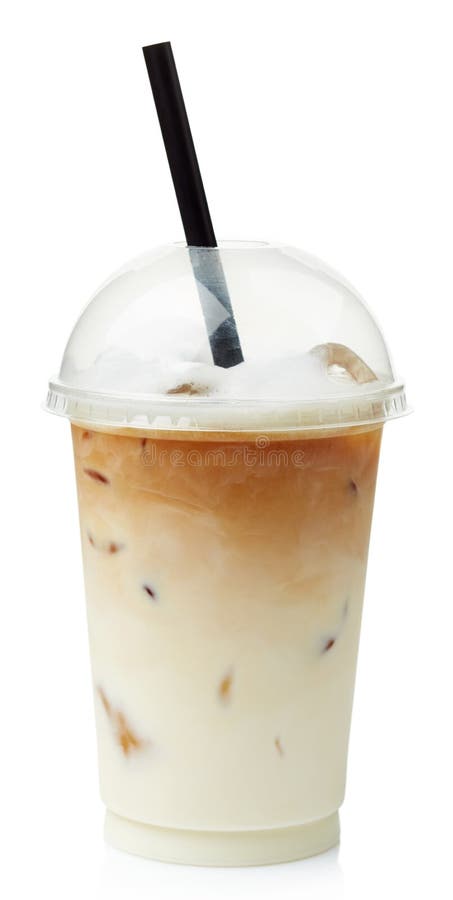 Kaffe iced latte royaltyfri fotografi