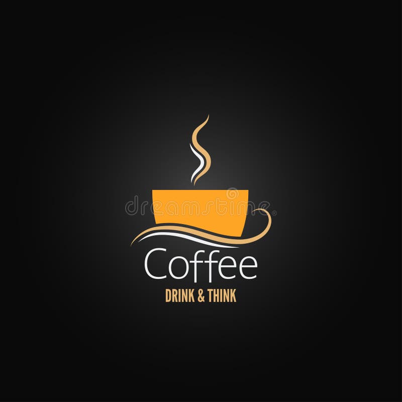 Kaffebegreppsdesign vektor illustrationer