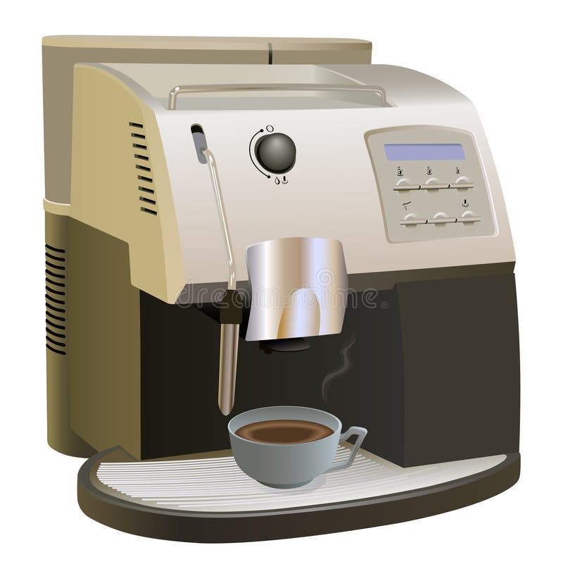 kaffebryggare stock illustrationer kaffebryggare stock illustrationer