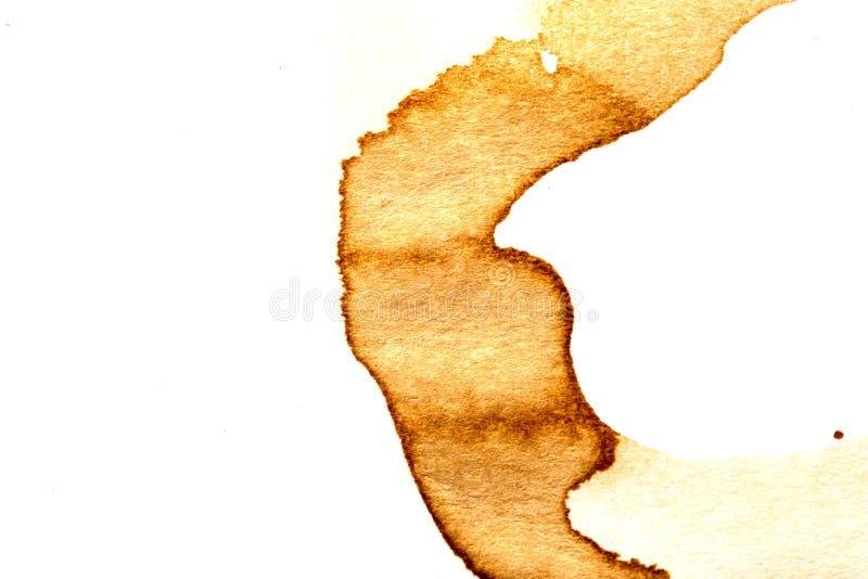 Kaffeeflecke auf weißem Hintergrund lizenzfreies stockfoto Kaffeeflecke auf weißem Hintergrund lizenzfreies stockfoto