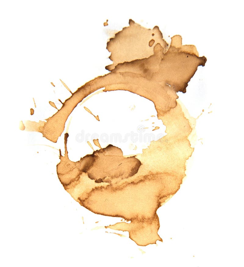 Kaffeetasseringe auf einem weißen Hintergrund stockfotos Kaffeetasseringe auf einem weißen Hintergrund stockfotos