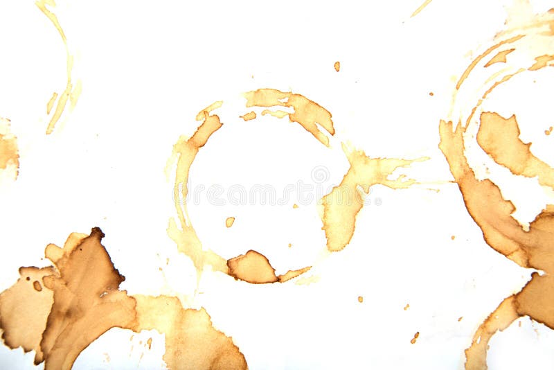 Kaffeetasseringe lokalisiert auf einem weißen Hintergrund stockfoto Kaffeetasseringe lokalisiert auf einem weißen Hintergrund stockfoto