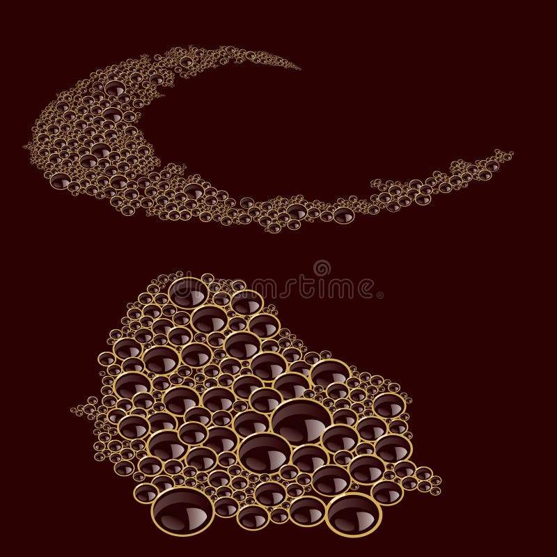 Kaffetextur stock illustrationer