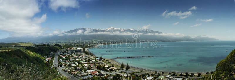 Kaikoura seashore panorama