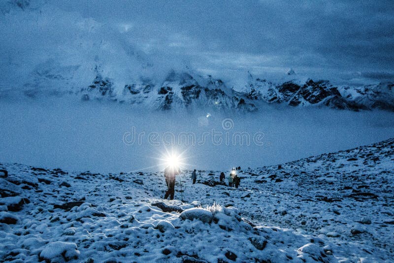 Kala pathar stock photo. Image of viewing, meters, highest - 116530058