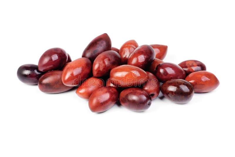 Kalamata olives on white stock image. Image of agriculture 37795727