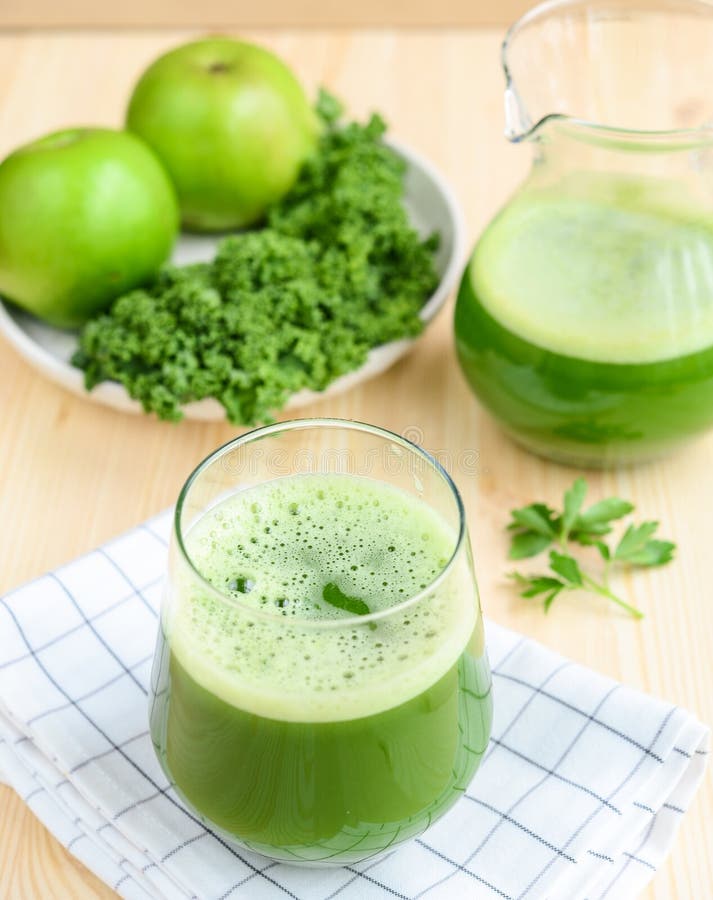 Kale applecelery juice stock image. Image of apple, healing 73795697