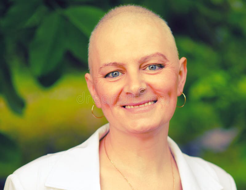 Happy cancer survivor after successful chemotherapy. Happy cancer survivor after successful chemotherapy.