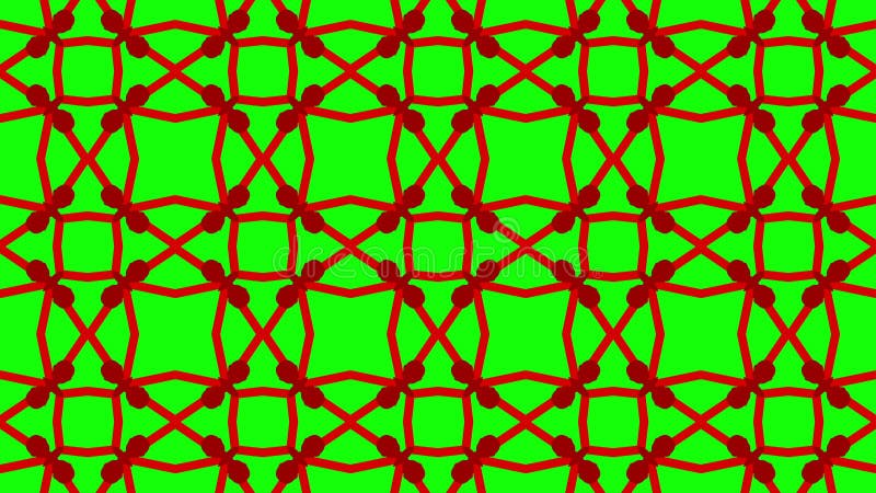 Kaleidoscope animación abstracta pantalla verde sin problemas bucle libre illustration