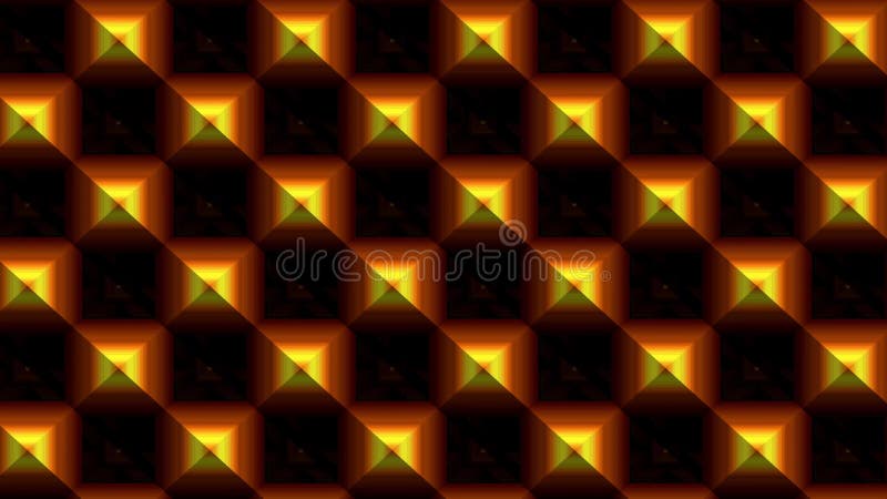 Kaleidoscope consists of geometric objects blinking in different colors. vector illustration