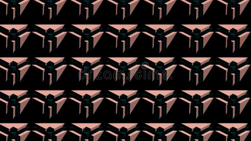 Kaleidoscope consists of geometric objects blinking in different colors. vector illustration