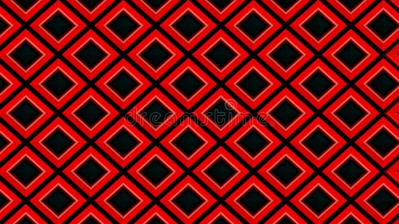 Kaleidoscope consists of geometric objects blinking in different colors. stock illustration