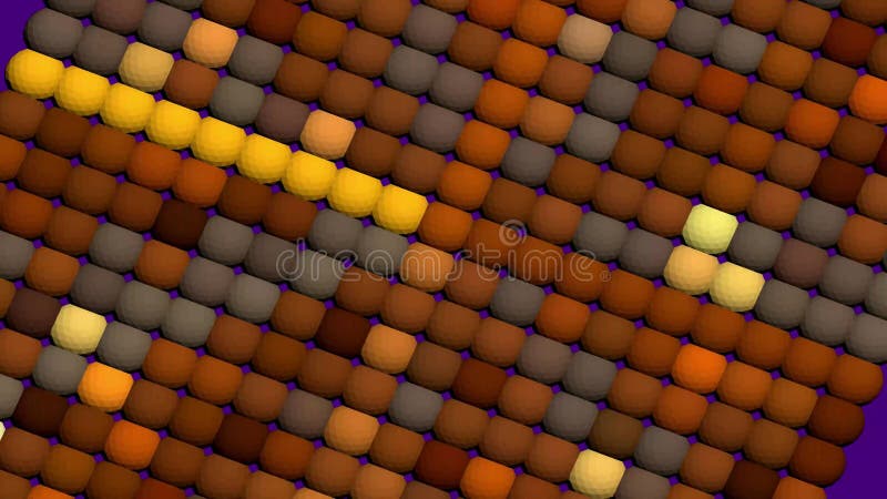 Kaleidoscope consists of geometric objects blinking in different colors. royalty free illustration
