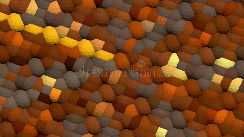 Kaleidoscope consists of geometric objects blinking in different colors. vector illustration