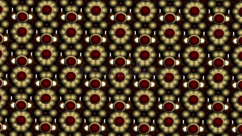 Kaleidoscope consists of geometric objects blinking in different colors. royalty free illustration