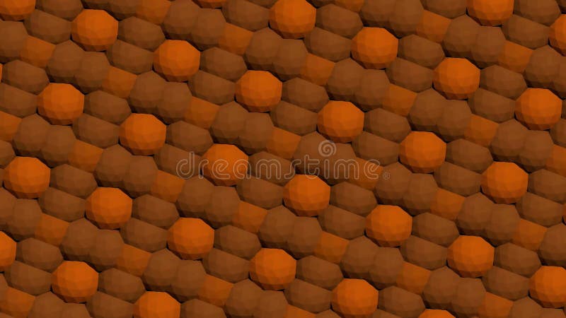 Kaleidoscope consists of geometric objects blinking in different colors. stock illustration