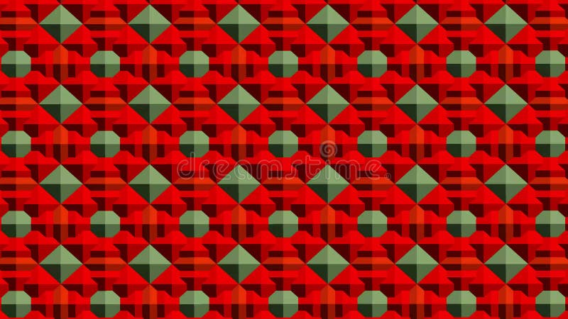 Kaleidoscope consists of geometric shapes blinking in different colors. royalty free illustration